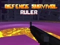 لعبة Defence Survival Ruler على الانترنت
