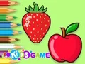 لعبة Coloring Book: Apple And Strawberry على الانترنت