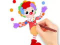 لعبة Coloring Book: Funny Clown على الانترنت