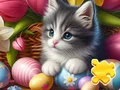 لعبة Jigsaw Puzzle: Easter Cat على الانترنت