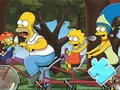 لعبة Jigsaw Puzzle: Simpson Family Riding على الانترنت
