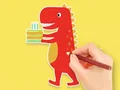 لعبة Coloring Book: Dinosaur Birthday على الانترنت