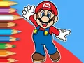 لعبة Coloring Book: Mario Happy Skating على الانترنت