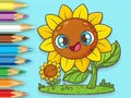 لعبة Coloring Book: Sunflowers على الانترنت