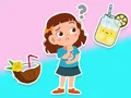 لعبة Kids Quiz: What would you like to drink? على الانترنت