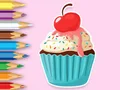 لعبة Coloring Book: Apple Cupcake على الانترنت