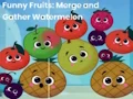 لعبة Funny fruits: merge and gather watermelon على الانترنت