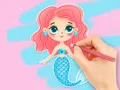 لعبة Coloring Book: Enjoying Mermaid على الانترنت