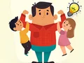 لعبة Kids Quiz: What Do You Know About Father's Day? على الانترنت