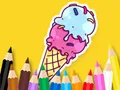 لعبة Coloring Book: Cool Ice Cream على الانترنت