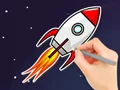 لعبة Coloring Book: Flying Rocket على الانترنت