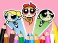 لعبة Coloring Book: The Powerpuff Girls على الانترنت