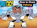 لعبة Teen Titans Go! How to Draw Cyborg على الانترنت