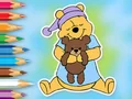 لعبة Coloring Book: Winnie With Toy Bear على الانترنت
