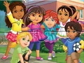 لعبة Jigsaw Puzzle: Dora Into City على الانترنت