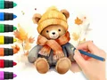 لعبة Coloring Book: Autumn Bear على الانترنت