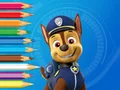 لعبة Coloring Book: Paw Patrol Chase على الانترنت