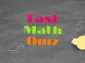 لعبة Fast Math Quiz على الانترنت