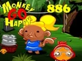 لعبة Monkey Go Happy Stage 886 على الانترنت