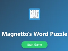 لعبة Magnetto's Word Puzzle على الانترنت