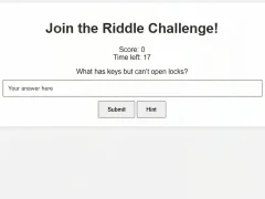 لعبة Riddle Challenge على الانترنت