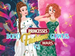 لعبة Princesses: Boho Vs Dress Fashion Wars على الانترنت