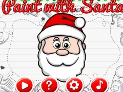 لعبة Paint With Santa على الانترنت