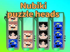 لعبة Nubiki Puzzle Heads على الانترنت