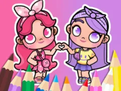 لعبة Coloring Book: BFF In Avatar World على الانترنت