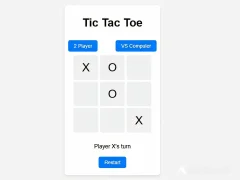 لعبة Classic Tic-tac-toe على الانترنت