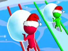 لعبة Snow Race: Christmas Runner على الانترنت