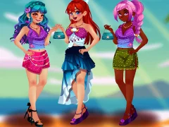 لعبة Girly Mermaid Core على الانترنت