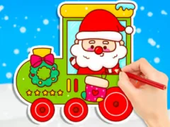 لعبة Coloring Book: Christmas Train على الانترنت