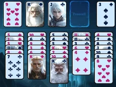 لعبة Frozen Freecell على الانترنت