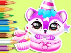 لعبة Coloring Book: Baby Fluff's Birthday على الانترنت