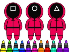 لعبة Coloring Book: Squid Game Mask على الانترنت