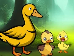 لعبة Duck Family Reach Pond على الانترنت