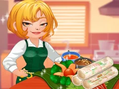 لعبة Roxie's Kitchen: Spring Roll على الانترنت