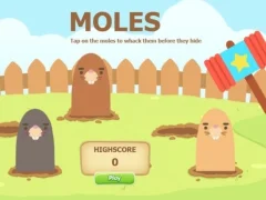 لعبة Moles على الانترنت