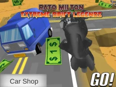 لعبة Rato Milton Extreme Drift Legends على الانترنت
