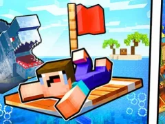 لعبة Noob Raft: Ocean Survival على الانترنت