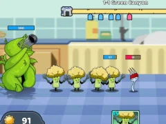 لعبة Food Castle Tower Defense على الانترنت