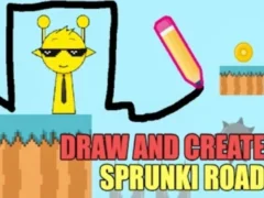 لعبة Draw And Create Sprunki Road على الانترنت