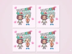لعبة Toca Life Memory Card Match على الانترنت