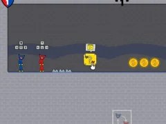 لعبة Stickman Huggy Party Duo على الانترنت