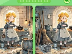 لعبة Find The Differences: Cinderella على الانترنت