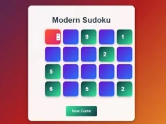 لعبة Modern Sudoku على الانترنت