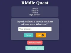 لعبة Riddle Quest Brain Teaser على الانترنت