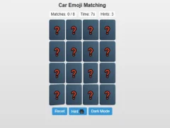 لعبة Car Emoji Matching على الانترنت
