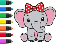 لعبة Coloring Book: Elephant على الانترنت